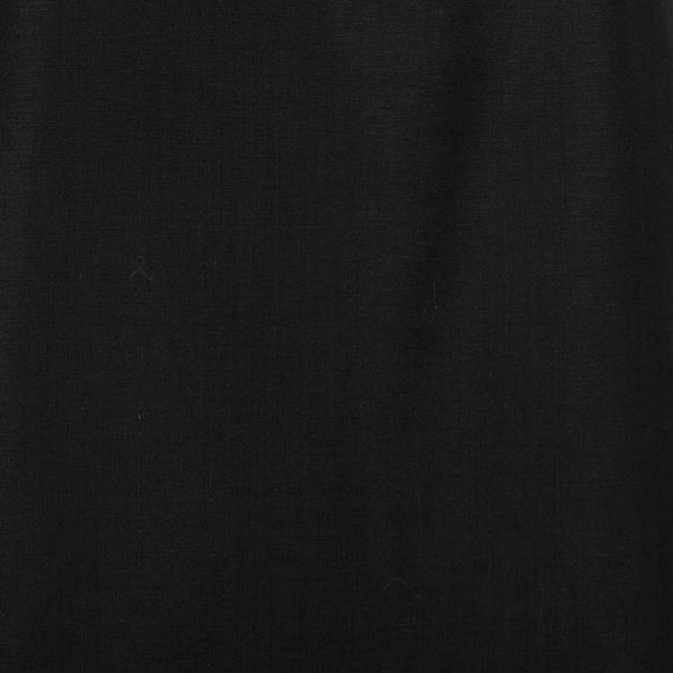 مملوكة مسبقًا Burberry Black Mohair & Wool Tassel Trim Midi Skirt M