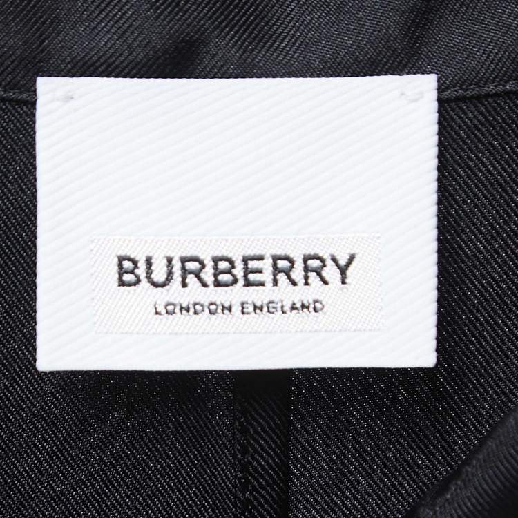 Pre Owned Burberry Multicolor Print Silk Button Front Shirt Blouse M