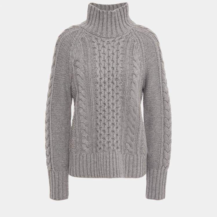 Pre Owned Burberry Cashmere Turtleneck Sweater M