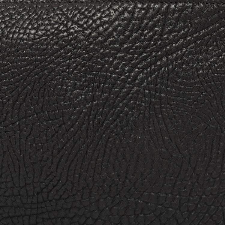 Pre Owned Burberry Black Leather Small Knight Shoulder Bag