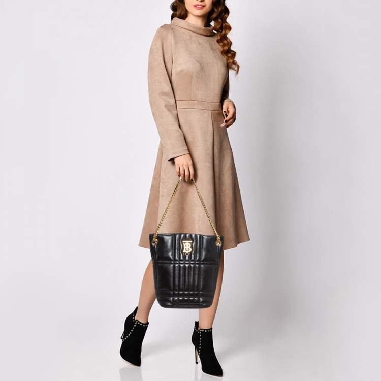 ショルダーバッグ・ポシェット BURBERRY MINI LOLA BUCKET BAG BURBERRY Quilted leather mini lola bucket bag | Harvey Nichols