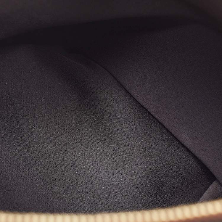 Pre Owned Burberry Multicolor Leather and Velvet Olympia Scarf Oversized Clutch