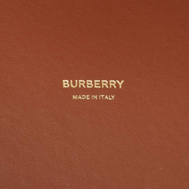 Pre Owned Burberry Briar Brown/Black Vintage Check Canvas Large London Tote