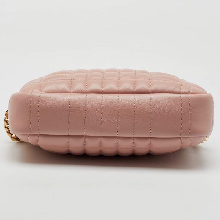 مملوكة مسبقًا Burberry Pink Quilted Leather Small Lola Camera Bag