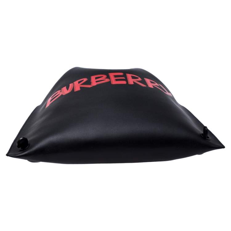 Pre Owned Burberry Black Leather Bobby Backpack