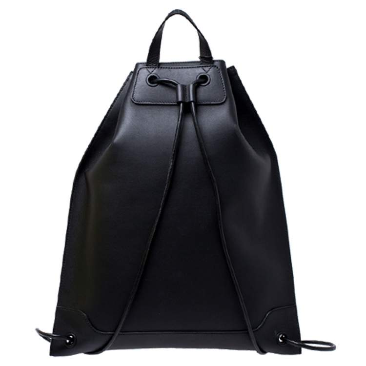 Pre Owned Burberry Black Leather Bobby Backpack