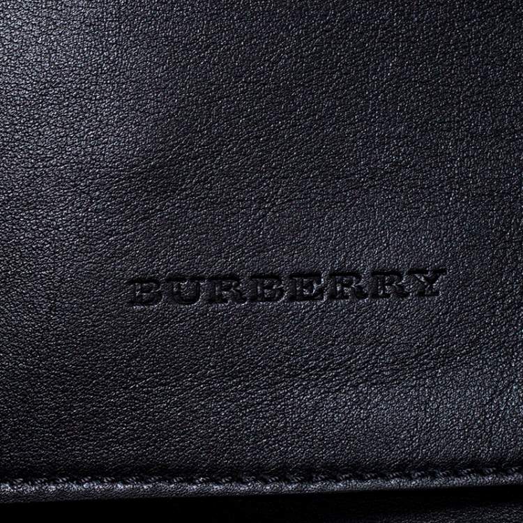 Pre Owned Burberry Black Leather Bobby Backpack