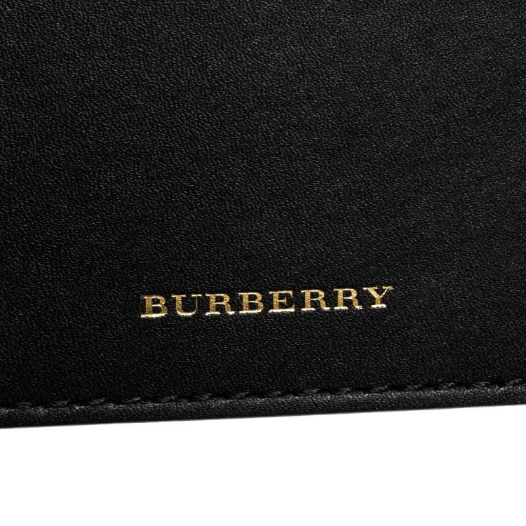 Pre Owned Burberry Black Leather Large Bucket Bag