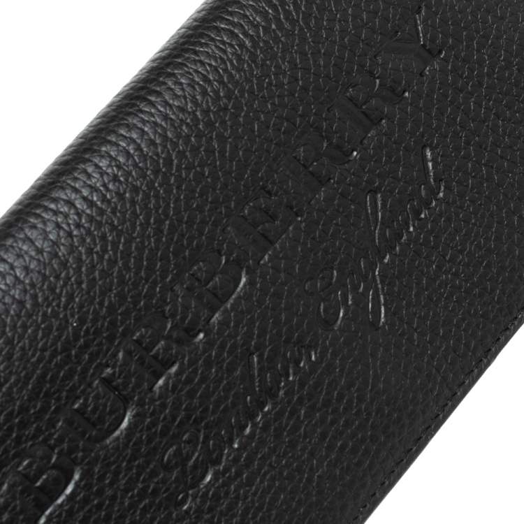 Pre Owned Burberry Black Leather Hastings Bifold Wallet