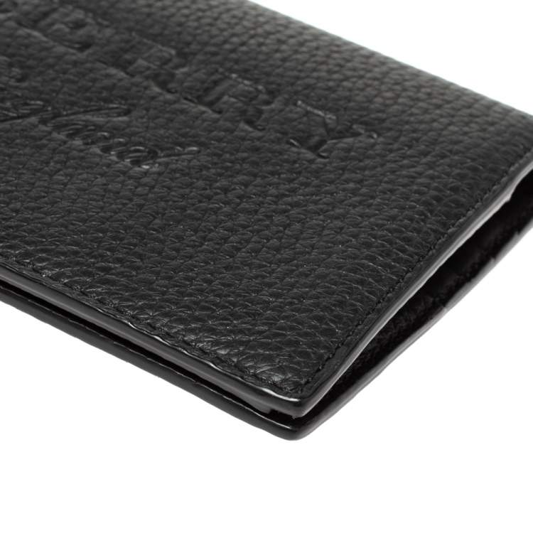 Pre Owned Burberry Black Leather Hastings Bifold Wallet