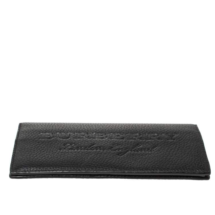 Pre Owned Burberry Black Leather Hastings Bifold Wallet