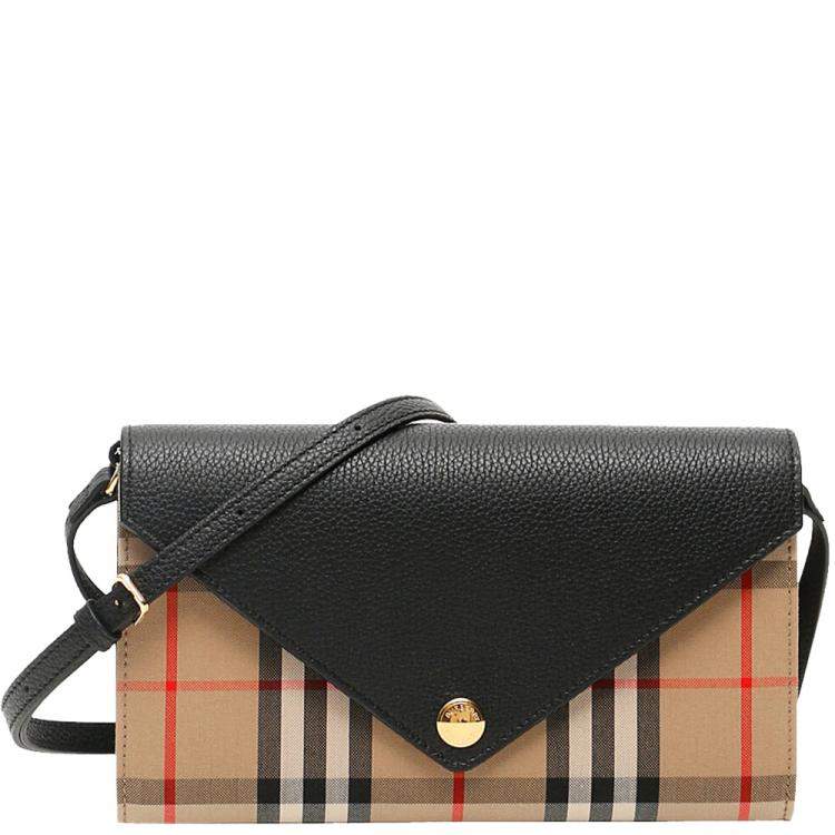 Burberry Beige/Brown Check Canvas Hannah Mini Bag Burberry | TLC