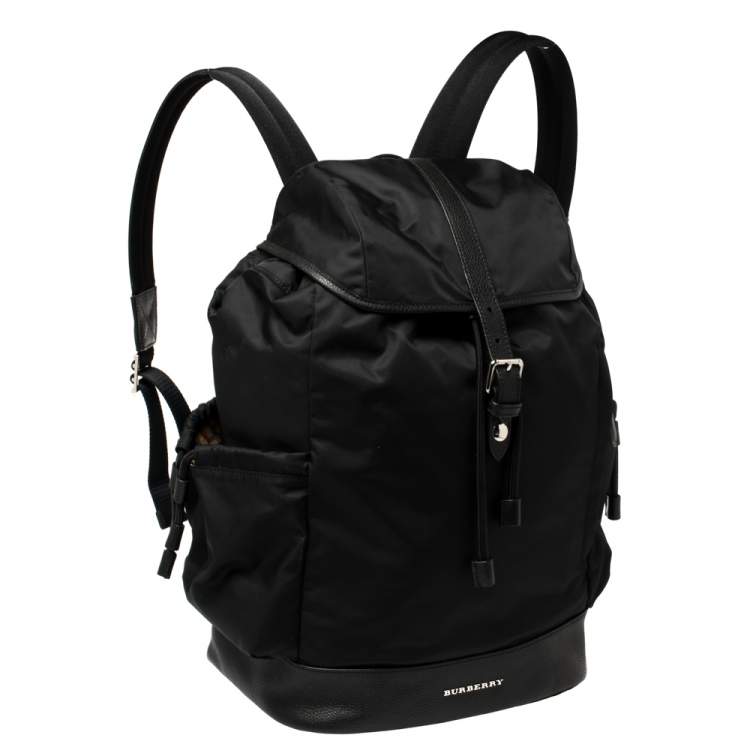 Pre Owned Burberry Black Nylon Watson Diaper Backpack