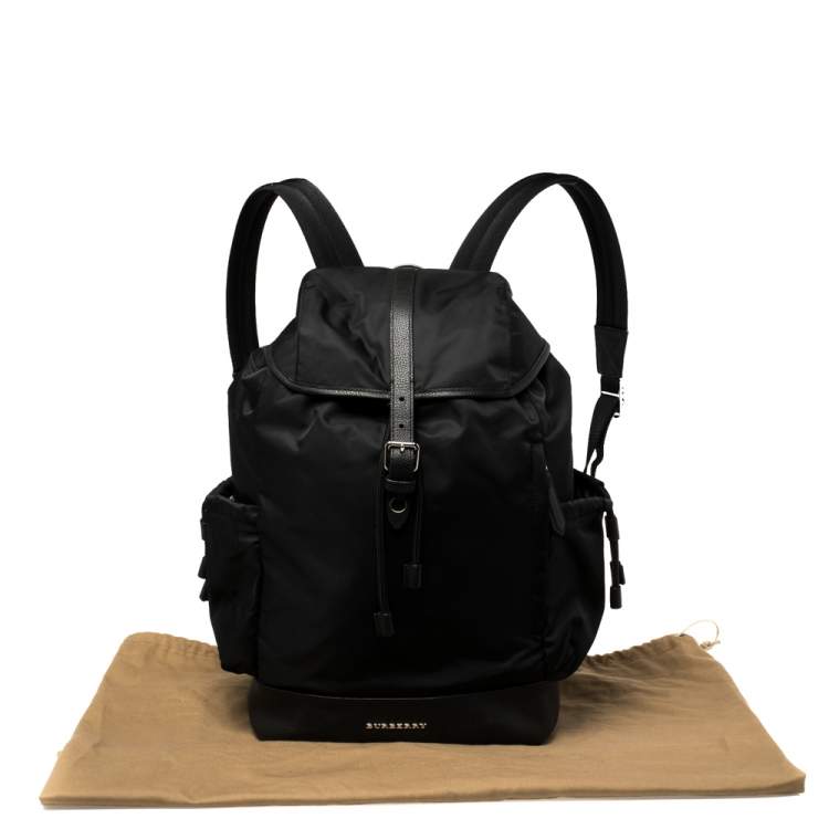 Pre Owned Burberry Black Nylon Watson Diaper Backpack