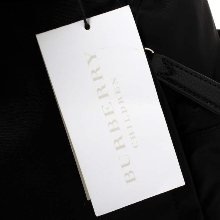 Pre Owned Burberry Black Nylon Watson Diaper Backpack
