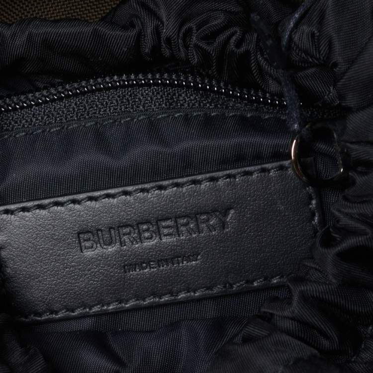 Pre Owned Burberry Multicolor Nylon Leo Belt Pack Bag