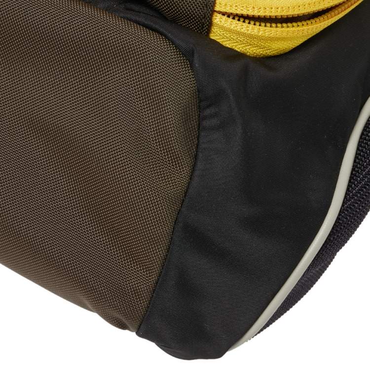 Pre Owned Burberry Multicolor Nylon Leo Belt Pack Bag