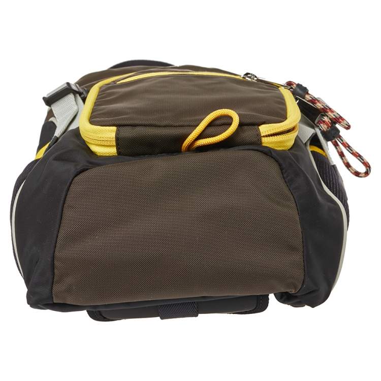 Pre Owned Burberry Multicolor Nylon Leo Belt Pack Bag
