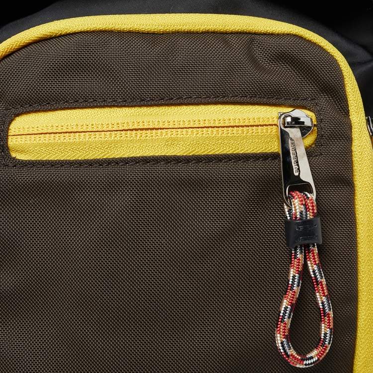 Pre Owned Burberry Multicolor Nylon Leo Belt Pack Bag
