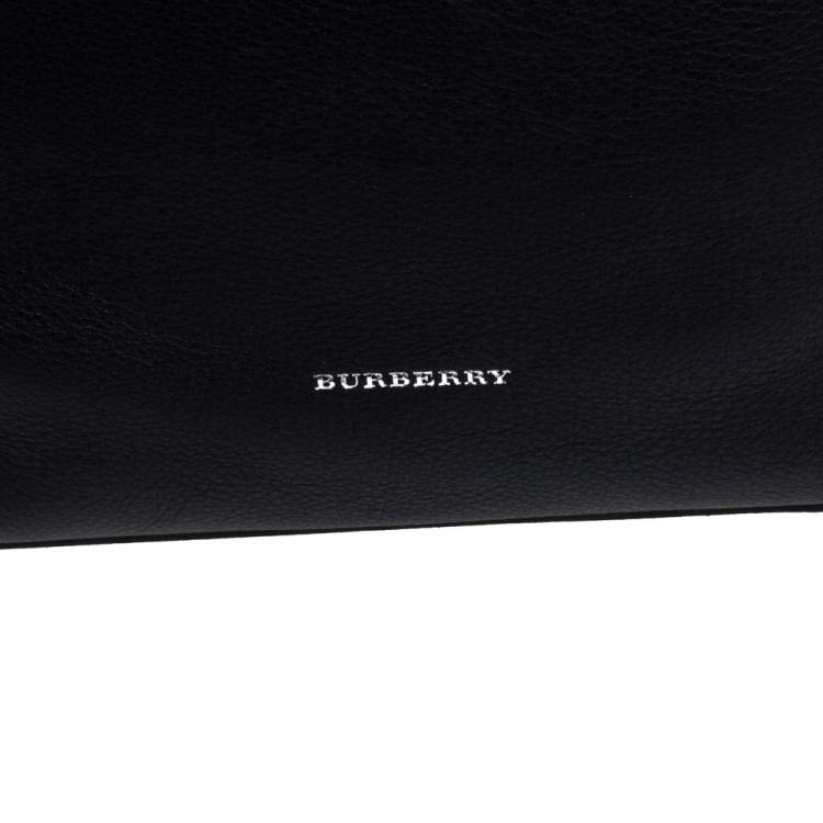 Pre Owned Burberry Black Leather Small GRMT Backpack