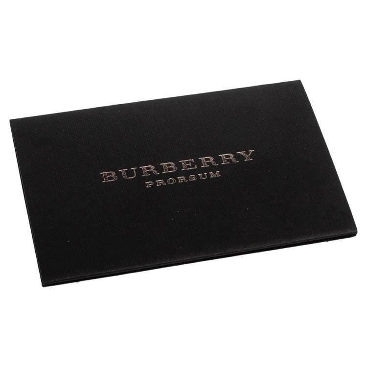 Pre Owned Burberry Indigo Alligator Kendal Fold Over Clutch