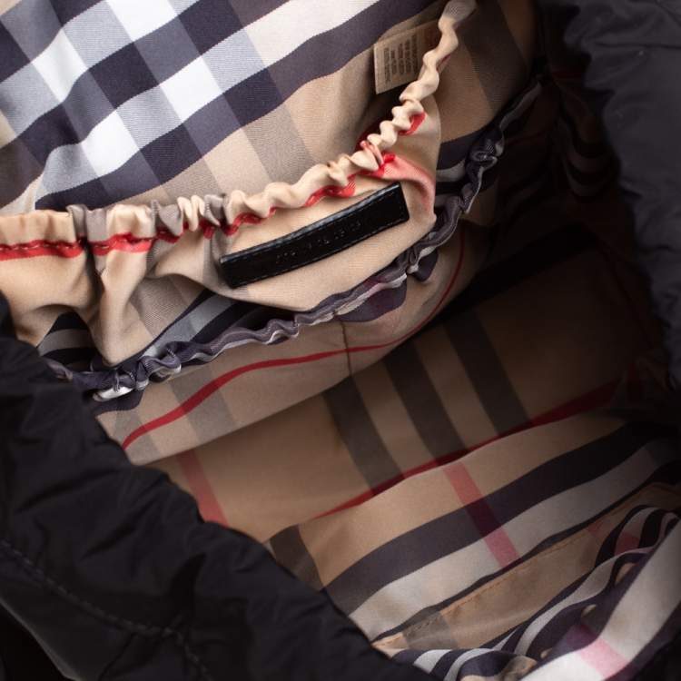 Pre Owned Burberry Black Nylon Watson Diaper Backpack