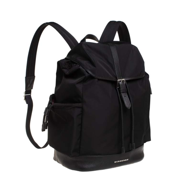 Pre Owned Burberry Black Nylon Watson Diaper Backpack
