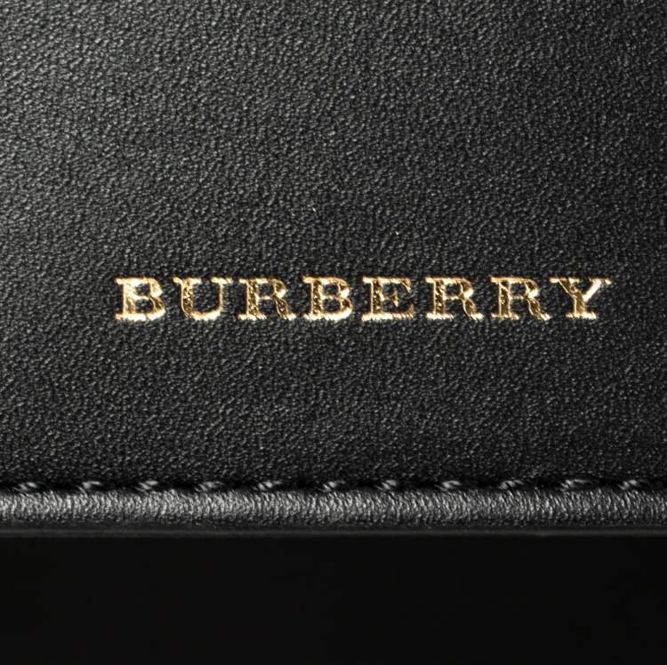 Pre Owned Burberry Black Medium Bucket Bag