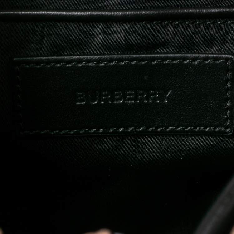 Pre Owned Burberry Beige TB Print Nylon Small Rucksack Backpack