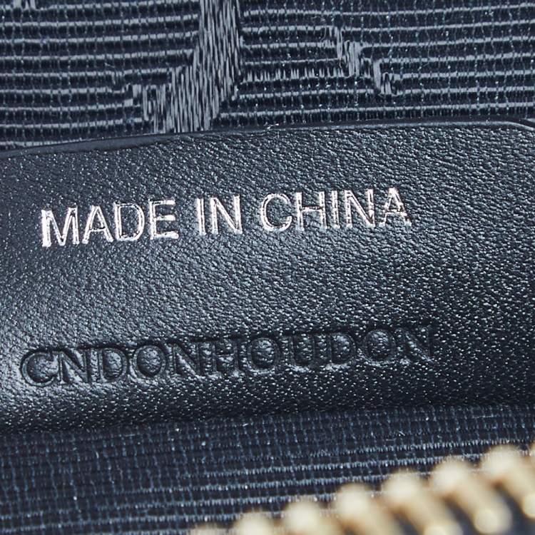 Pre Owned Burberry Navy Blue Nylon Small Pouch