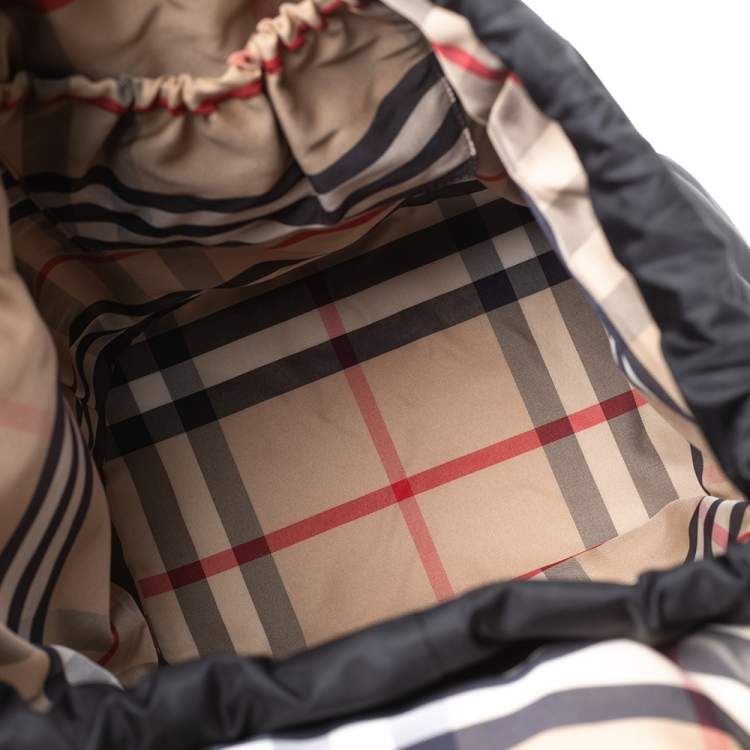 Pre Owned Burberry Black Nylon Watson Diaper Backpack