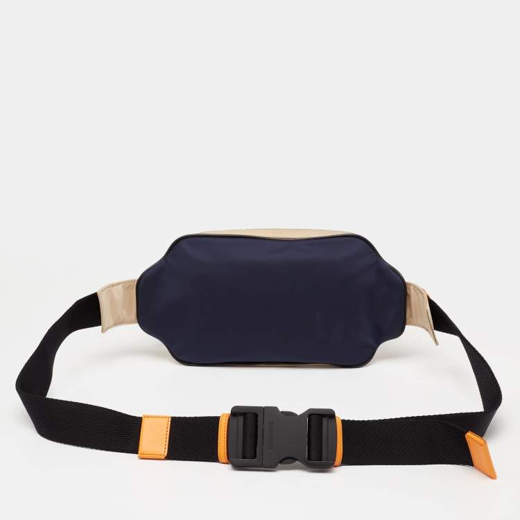 Pre Owned Burberry Multicolor Nylon Logo Patch Bum Bag