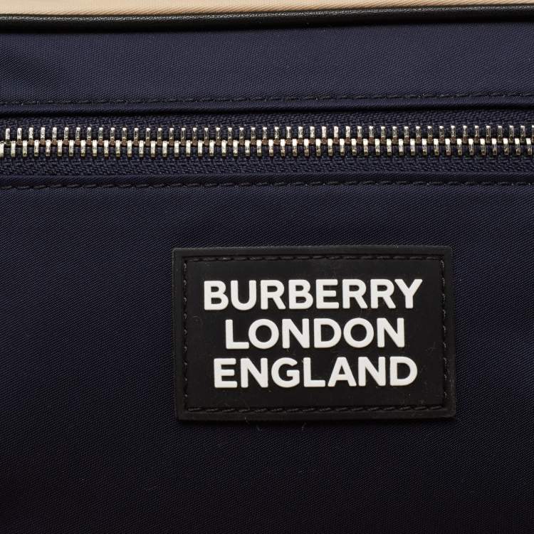 Pre Owned Burberry Multicolor Nylon Logo Patch Bum Bag