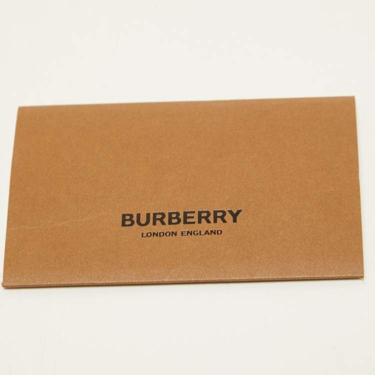 Pre Owned Burberry Tan Leather Medium Soft Pocket Tote
