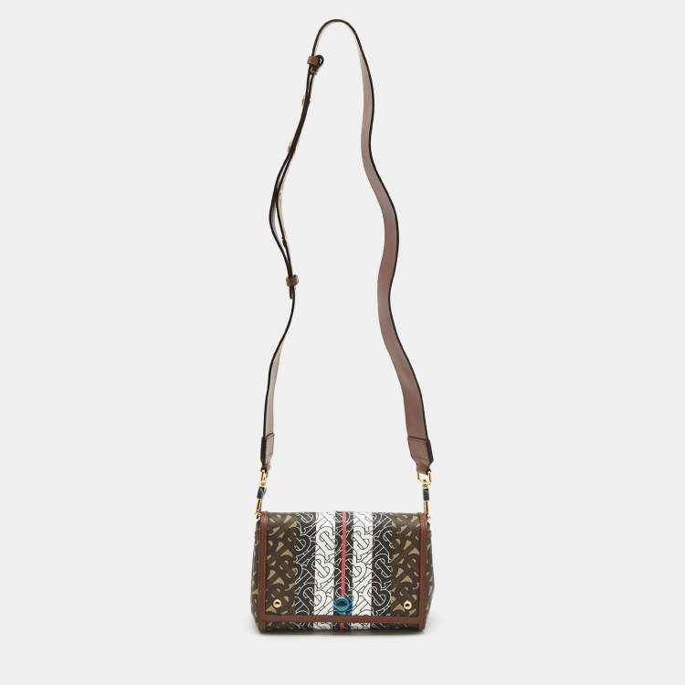 Burberry Multicolor TB Print Coated Canvas and Leather Hackberry Crossbody Bag  Burberry | TLC