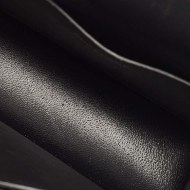 Pre Owned Burberry Black Leather TB Belt Bag