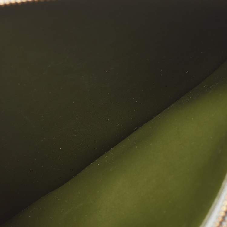 Pre Owned Burberry Silver Leather Penhurst Crossbody Bag