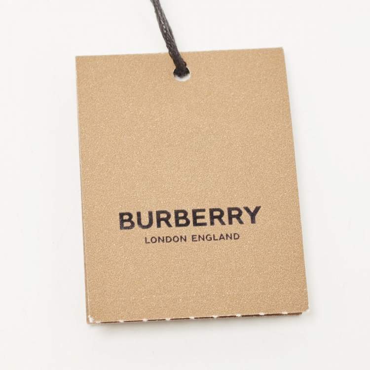 Pre Owned Burberry Brown Micro Olympia Crossbody Card Case