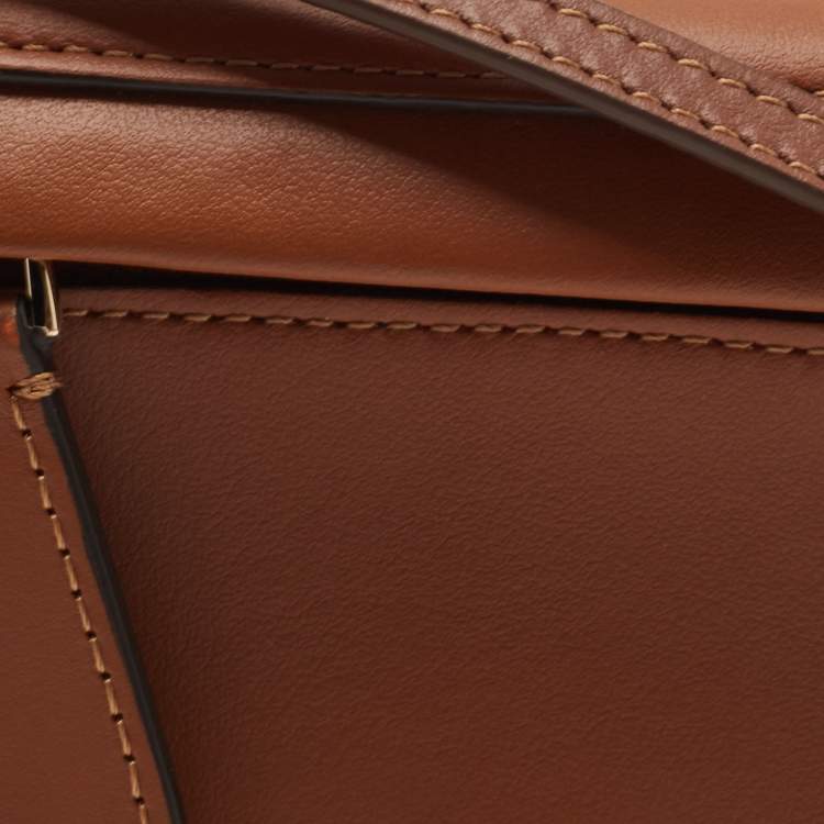 Pre Owned Burberry Brown Micro Olympia Crossbody Card Case