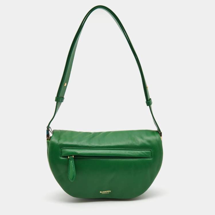 Burberry green cheap handbag