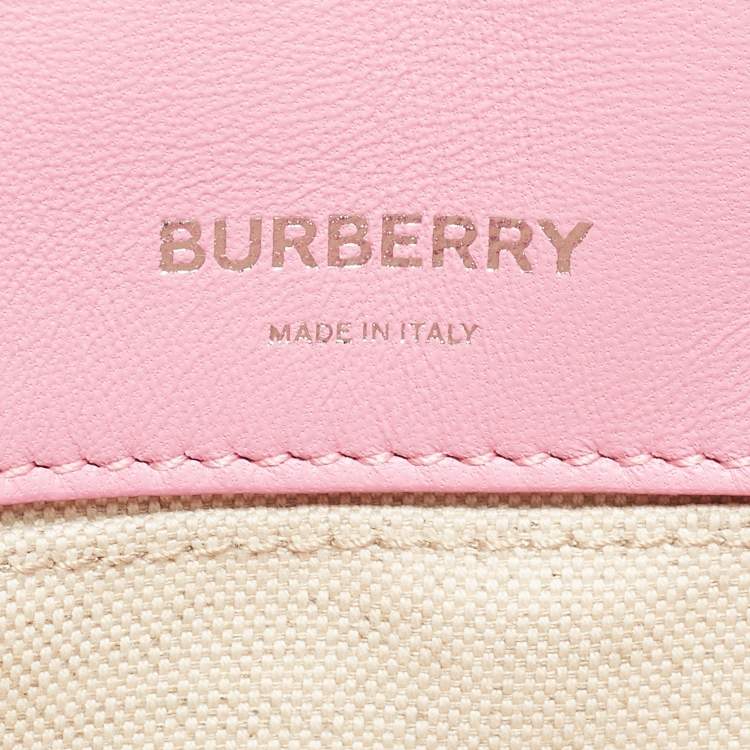 Pre Owned Burberry Light Pink Quilted Leather Small Lola Shoulder Bag