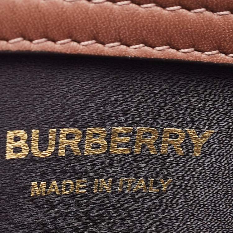 Pre Owned Burberry Multicolor Leather and Velvet Olympia Scarf Oversized Clutch