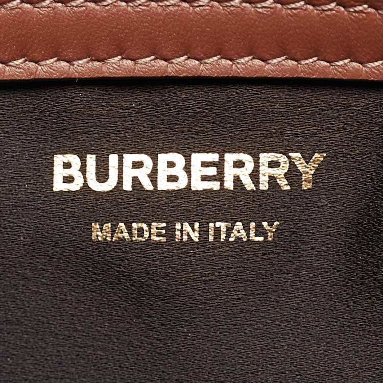 Pre Owned Burberry Multicolor Leather and Velvet Olympia Scarf Oversized Clutch