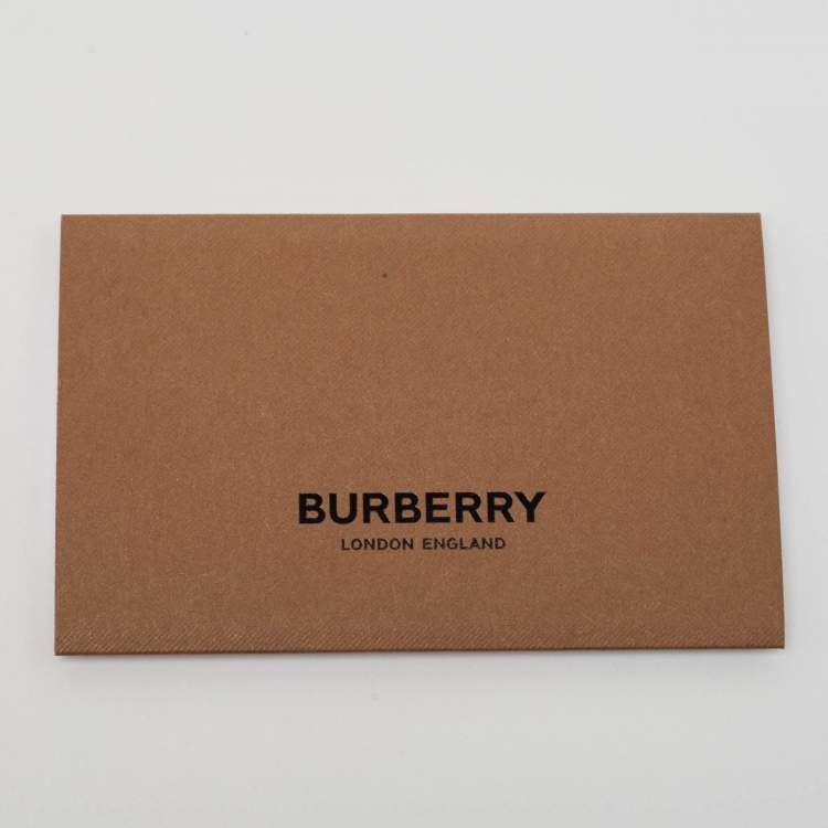 Pre Owned Burberry Brown/Black TB Monogram Coated Canvas and Leather Hackberry Crossbody Bag