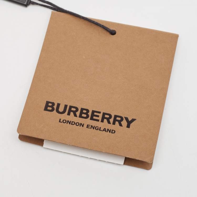 Pre Owned Burberry Gold Leather Mini Olympia Zip Chain Bag