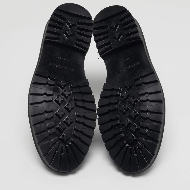 مملوكة مسبقًا Burberry Chelsea Size 41 Black Leather Ankle Length Boots