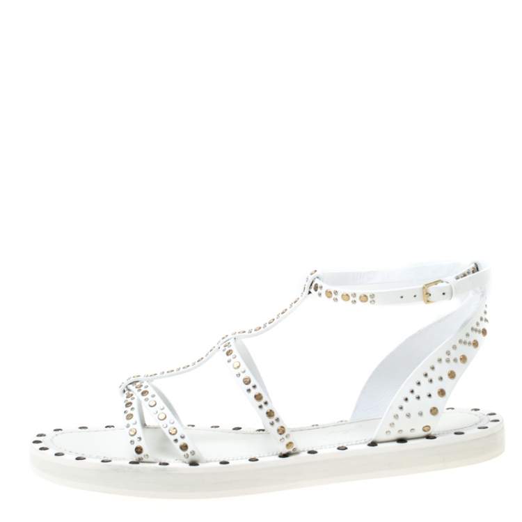 burberry white sandals