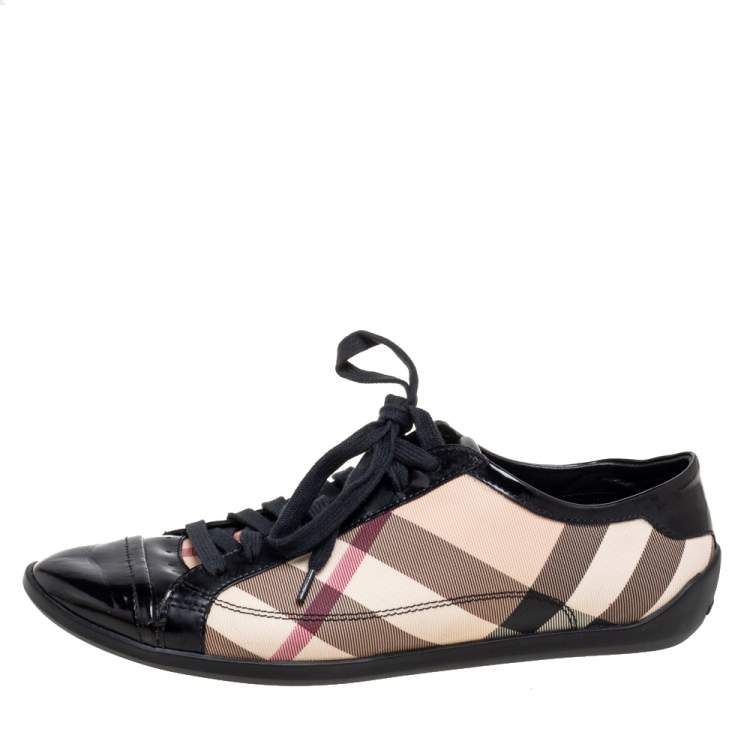 Burberry nova best sale check sneakers