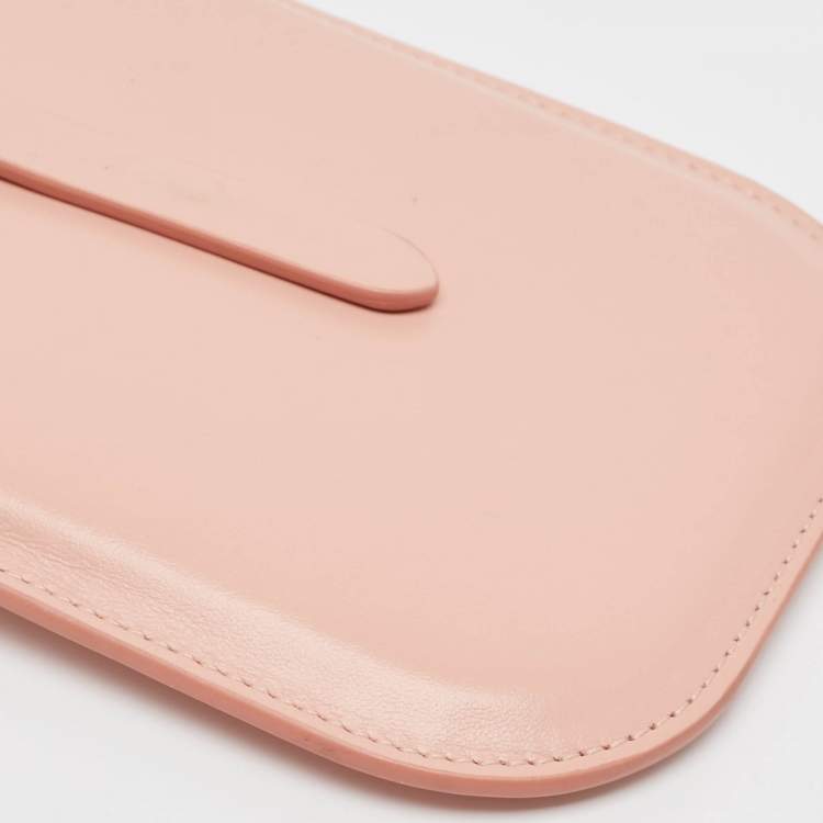 Pre Owned Burberry Light Leather Anne Phone Crossbody Bag
