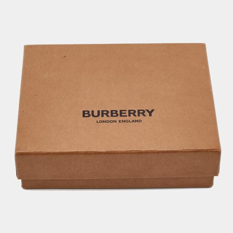 Pre Owned Burberry Half Daisy Crystal Silver Tone Clip-on Asymmetric Stud Drop Earrings